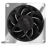 Alphacool Apex Stealth Metal 120mm Blæser 2000rpm, Sag fan Chrome/Sort