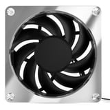 Alphacool Apex Stealth Metal 120mm Lüfter 2000rpm, Sag fan Chrome/Sort