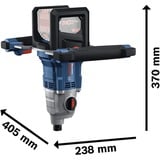 Bosch Batteri omrører GRW 18V-160 Professional, 18Volt, Agitator Blå/Sort