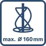 Bosch GRW 18V-160 Professional 06011C3000, Agitator Blå/Sort