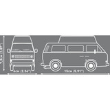 COBI Volkswagen T3 Camper Van, Bygge legetøj 