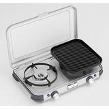 Campingaz 2176805 Camping Kitchen 2 Grill & Go CV, Gaskomfur gaskoger grå/Sort