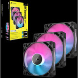 Corsair iCUE LINK RX120 RGB Triple Renoveret, Sag fan Sort
