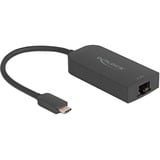 DeLOCK USB Type-C™ adapter til 2,5 Gigabit, Netværkskort Sort