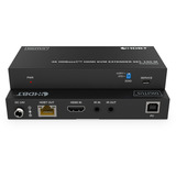 Digitus 4K HDBaseT HDMI KVM Extender Sæt, HDMI-udvidelse forlænger Sort