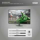 Digitus DB-340201-010-S, Kabel Sort/grå