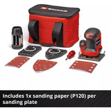 EINHELL TE-OS 18/113 3X Li-Solo, 4460730, Rystepudser Rød/Sort