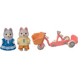 EPOCH Sylvanian Families - Tandem Legetøjssæt med Figurer, Bygge legetøj 