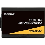 Enermax Revolution D.F.12 750W, PC strømforsyning Sort