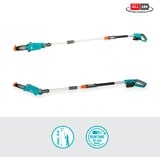 GARDENA TCS 20 / 18V P4A 5 cm Lithium-Ion (Li-Ion) Sort, Blå, Orange, Power træbeskærer Turkis/grå, 3,5 kg, 20 cm, Batteri, 18 V, Lithium-Ion (Li-Ion)