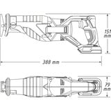Hazet Batteri bajonetsav 18 volt, Bajonet sav Blå/Sort