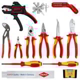 KNIPEX Udvidelsessæt Elektro II, 14 dele, Værktøjssæt 