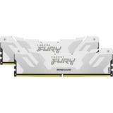Kingston FURY FURY 32 GB 6400 MT/s DDR5 CL32 DIMM (sæt med 2) Renegade, hvid XMP, Hukommelse Hvid, hvid XMP, 32 GB, 2 x 16 GB, DDR5, 288-pin DIMM