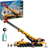 LEGO City Gul mobil byggekran, Bygge legetøj Byggesæt, 9 År, Plast, 1116 stk, 2,08 kg