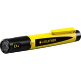 Ledlenser EX4 Sort, Gul Kuglepenslommelygte, Arbejds lys Gul/Sort, Kuglepenslommelygte, Sort, Gul, IPX8, 50 lm, 35 m, AAA