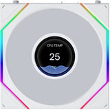 Lian Li UNI FAN TL LCD FLEX 120 Wireless, Sag fan Hvid