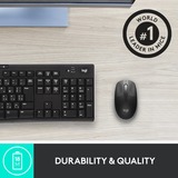 Logitech M190 mus Ambidextrous RF trådløst Optisk 1000 dpi Sort/grå, Ambidextrous, Optisk, RF trådløst, 1000 dpi, Sort, Grå