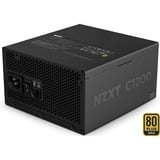 NZXT C1200 Gold ATX 3.1, PC strømforsyning Sort