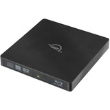 OWC Slim USB 3.0 External Optical 6X BDR/8X DVDRW Burner optisk diskdrev, eksterne Blu-ray brænder Sort, Desktop/notebook, SATA, BD-R, CD, DVD+R, DVD+R DL, DVD+RW, DVD-R, DVD-R DL, DVD-RW, 24x, 8x, 6x