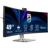 Philips 49B2U6900CH/00 computerskærm 124 cm (48.8") 5120 x 1440 pixel Dual QHD LCD Sort, LED-skærm mørk grå/Sølv, 124 cm (48.8"), 5120 x 1440 pixel, Dual QHD, LCD, 4 ms, Sort