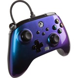 PowerA Enhanced Wired Sort, Blå USB Gamepad Xbox Series S, Xbox Series X højglans-blå/Lilla, Gamepad, Xbox Series S, Xbox Series X, Knappen Del, Ledningsført, USB, Micro-USB B