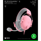 Razer BlackShark V2 X Xbox, Gaming headset Rosa/grå