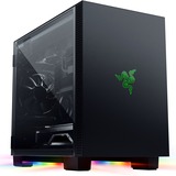 Razer RC21-01400100-R3M1 computeretui Midi Tower Sort, Towerkabinet Sort, Midi Tower, PC, Sort, Mini-DTX, Mini-ITX, SPCC, Stål, Hærdet glas, Spil