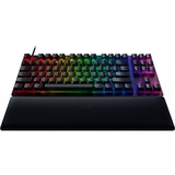 Razer RZ03-03941100-R3G1 tastatur USB QWERTZ Tysk Sort, Gaming-tastatur Sort, DE-layout, Razer Clicky Optisk (Lilla), Tenkeyless (80 - 87%), USB, Mekanisk, QWERTZ, RGB LED, Sort
