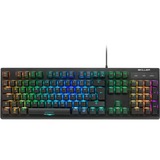 Sharkoon SKILLER SGK30 tastatur USB QWERTZ Tysk Sort, Gaming-tastatur Sort, Standard, USB, Mekanisk, QWERTZ, RGB LED, Sort