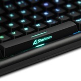 Sharkoon SKILLER SGK30 tastatur USB QWERTZ Tysk Sort, Gaming-tastatur Sort, Standard, USB, Mekanisk, QWERTZ, RGB LED, Sort