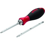 Wiha Skruetrækker med udskiftelige klinger - SYSTEM 6 Sort/Rød