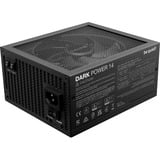 be quiet! Dark Power 14 850 W - 80 Plus Titanium enhed til strømforsyning 20+4 pin ATX ATX Sort, PC strømforsyning Sort, 850 W, 100 - 240 V, 950 W, 50/60 Hz, 10 A, 5 A