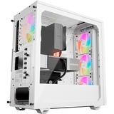 be quiet! Pure Base 501 LX White Midi Tower Hvid, Towerkabinet Hvid, Midi Tower, PC, Hvid, ATX, micro ATX, Mini-ATX, Acrylonitrilbutadienstyren, Glas, Stål, Flere