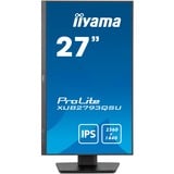 iiyama XUB2793QSU-B7 computerskærm 68,6 cm (27") 2560 x 1440 pixel Quad HD LED Sort, LED-skærm Sort (mat), 68,6 cm (27"), 2560 x 1440 pixel, Quad HD, LED, 1 ms, Sort