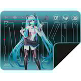 ASUS TUF Gaming P1 Hatsune Miku Edition Gaming musemåtte Turkis, Gaming Mus pad multi-coloured, Turkis, Billede, Stof, Gummi, Skridsikker bund, Gaming musemåtte