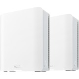 ASUS ZenWiFi BT8 (2-pack) Tri-band (2,4 GHz/5 GHz/6 GHz) Wi-Fi 7 (802.11be) Hvid 3 Intern, Router Hvid, Hvid, Intern, Mesh-system, Strøm, 548 m², Tri-band (2,4 GHz/5 GHz/6 GHz)