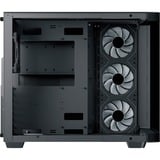 Aerocool P500C Midi Tower Sort, Towerkabinet Sort, Midi Tower, PC, Sort, ATX, micro ATX, Mini-ITX, SPCC, Hærdet glas, Spil