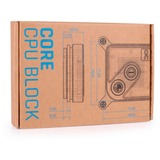 Alphacool Core 1 Aurora Sort, CPU køler Sort