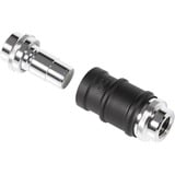 Alphacool ES Schnellverschluss BLH1A PushIn Sæt IG-IG, Forbindelse Sort (mat)/Chrome
