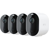 Arlo Pro 4 Kasse IP-sikkerhedskamera Indendørs & udendørs 2560 x 1440 pixel, Overvågningskamera Hvid, IP-sikkerhedskamera, Indendørs & udendørs, Trådløs, FCC, CE, IC, EU RoHS, EU-REACH, EuP1275, WERCS, Sort, Hvid, Kasse