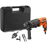 BLACK+DECKER BEHS01K-QS, Borehammer Sort/Orange