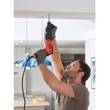 BLACK+DECKER BEHS01K-QS, Borehammer Sort/Orange