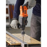 BLACK+DECKER BEHS01K-QS, Borehammer Sort/Orange
