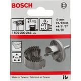 Bosch 1 609 200 243 hulsav 8 stk Sæt, Hårdt træ, Lamineret panel, Plast, Krydsfiner, Blødt træ, Sort, 25,32,38,44,51,57,63,68 mm, 1 kg, 1 stk