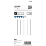 Bosch 2 608 636 707 stiksav, rullesav & sabelsavklinge Stiksavklinger Bimetal 5 stk Stiksavklinger, Aluminium, Epoxy, Profil, Sandwich materiale, Blik (tynd), Bimetal, 2 mm, 13,2 cm, 5 stk