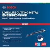 Bosch Expert 2608900398 Klinge til stiksav High Carbon Steel (HCS) 1 stk, Savklinge Klinge til stiksav, Hårdt træ, Plast, Træ, Træ med søm, High Carbon Steel (HCS), Blå, 17,5 cm, 5 - 7