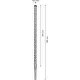 Bosch Expert SDS plus-7X Hammer drill bit 1 stk, Boremaskine Borehammer, Hammer drill bit, 1,4 cm, 365 mm, Beton, Sten, 30 cm