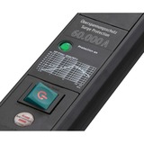 Brennenstuhl Premium-Line stikdåse 6-vejs, Strømskinne Sort