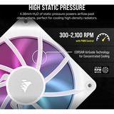 Corsair iCUE LINK RX120 RGB Triple Renoveret, Sag fan Hvid