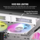 Corsair iCUE LINK RX120 RGB Triple Renoveret, Sag fan Hvid